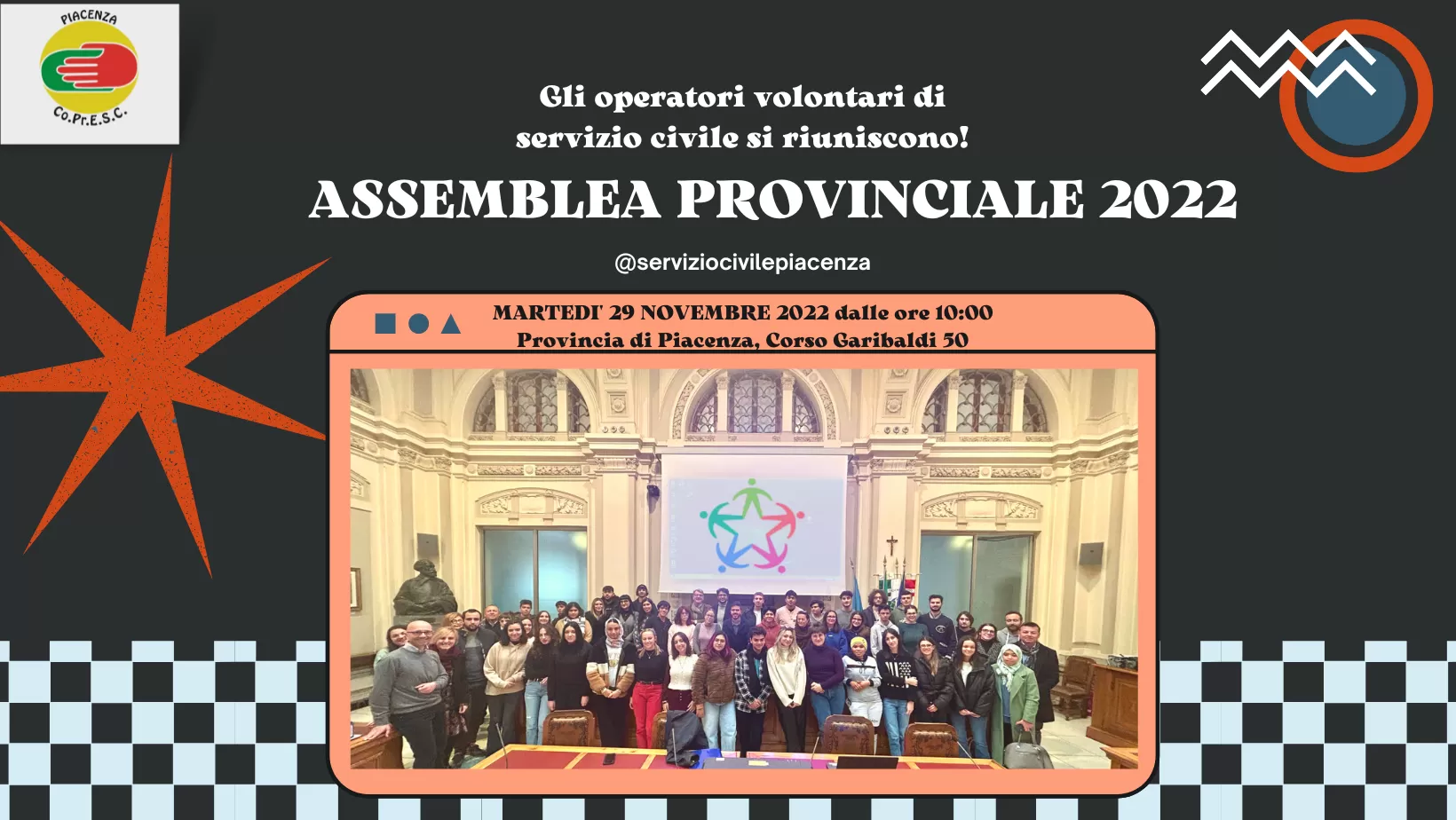 Assemblea provinciale dei giovani in servizio civile- Anno 2022