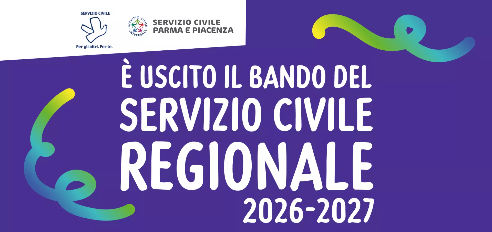 Servizio Civile Regionale 2026: aperto il bando per 56 posti tra Parma e Piacenza