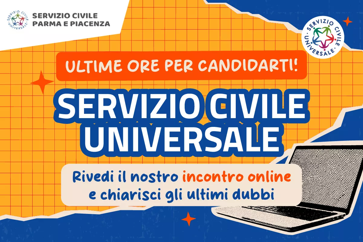 Ultime ore Servizio Civile Universale 2026: guarda il webinar e candidati