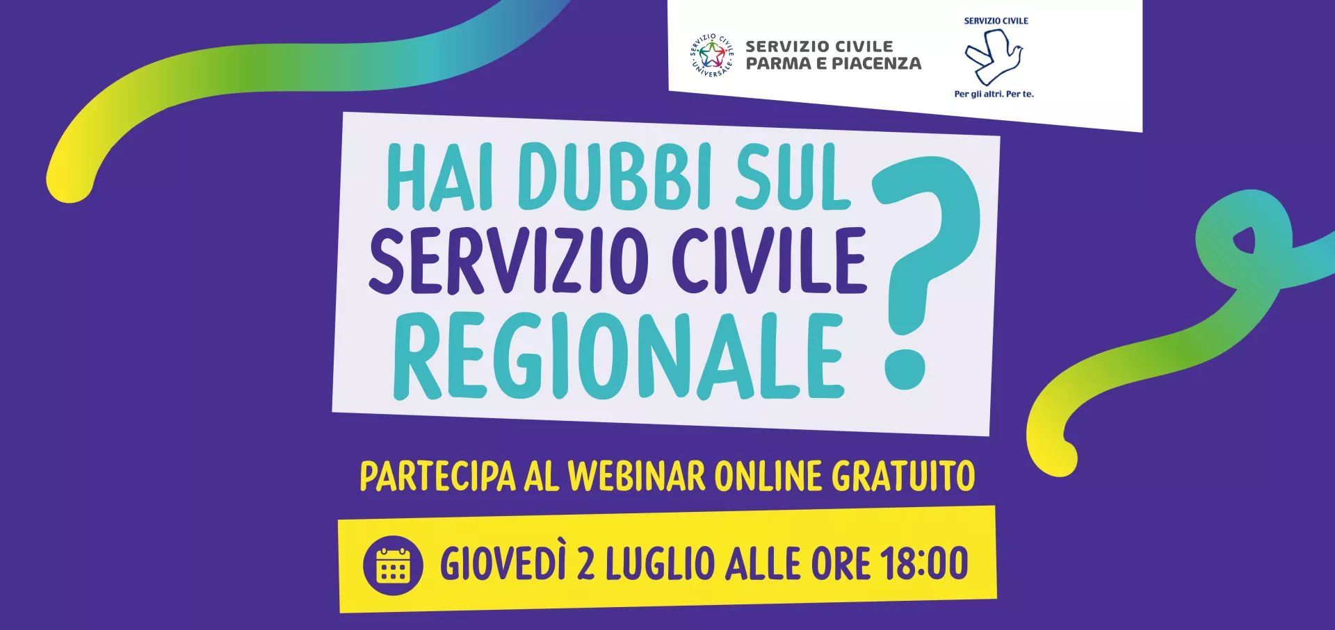 Webinar informativo sul Servizio Civile Regionale 2026